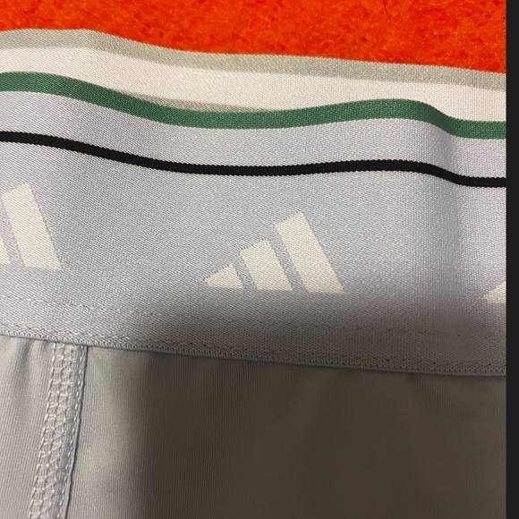 Adidas baby blue, green and black techfit colour-block bike short NWT - Picture 5 of 12